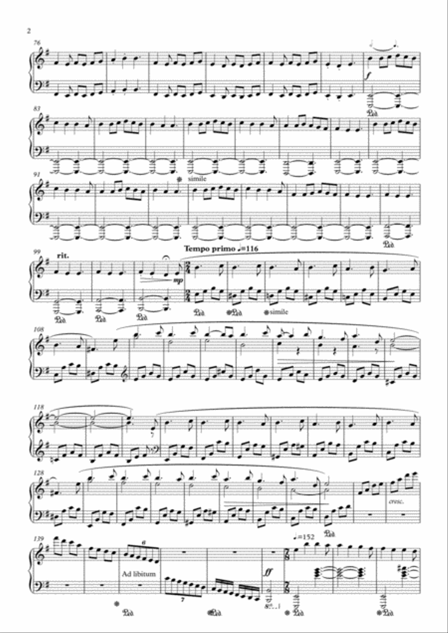 Bouquet Piano Solo scores gallery preview page 2