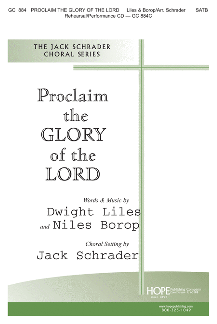 Proclaim the Glory of the Lord 4-Part scores gallery preview page 1