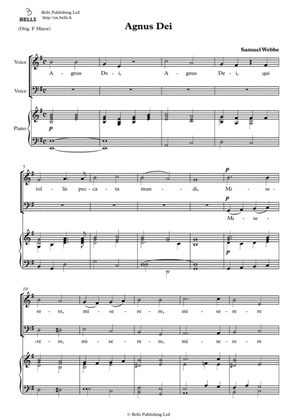 Agnus Dei (Duet) (E minor)