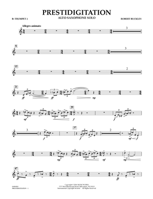 Prestidigitation (Alto Saxophone Solo with Band) - Bb Trumpet 2