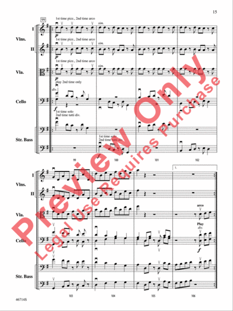 Yumiweeus String Orchestra scores gallery preview page 16