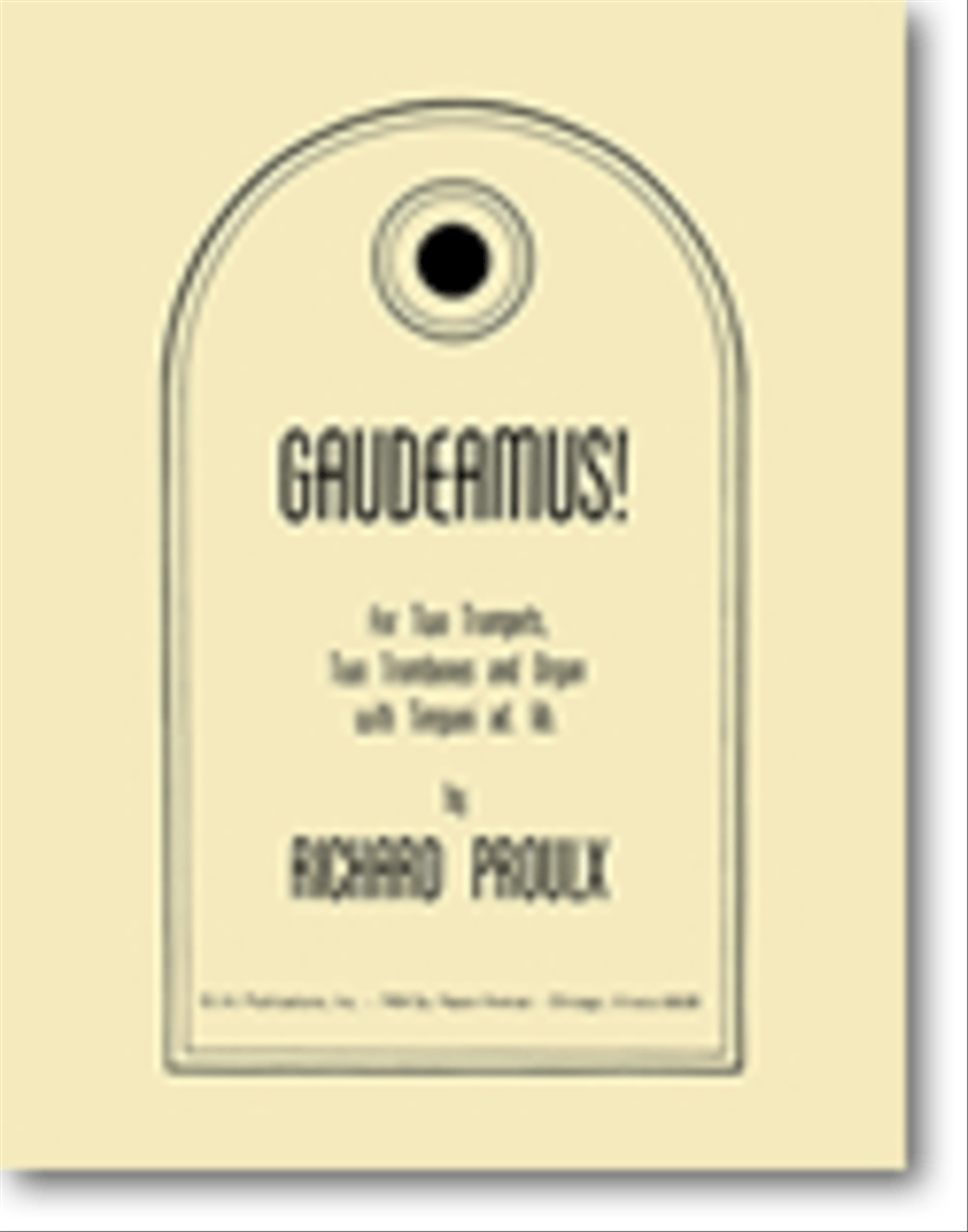 Gaudeamus! Trombone scores gallery preview page 1