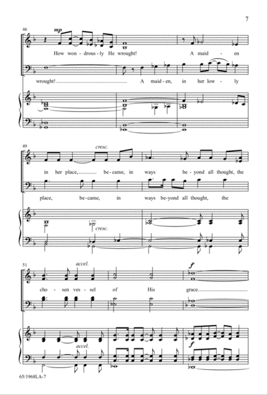 The Word Made Flesh 4-Part scores gallery preview page 9