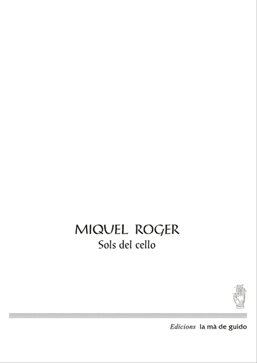 Sols del cello Cello Solo scores gallery preview page 1