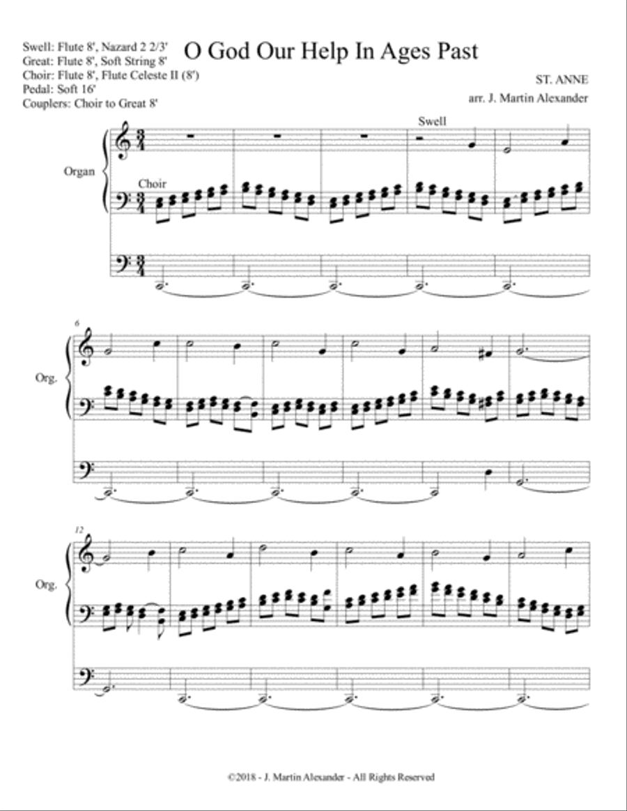 Hymn Arrangements for Organ - Book I Organ Solo scores gallery preview page 3