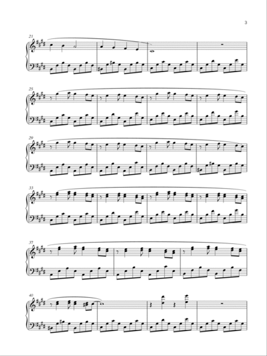 Piano Postcards Piano Solo scores gallery preview page 5