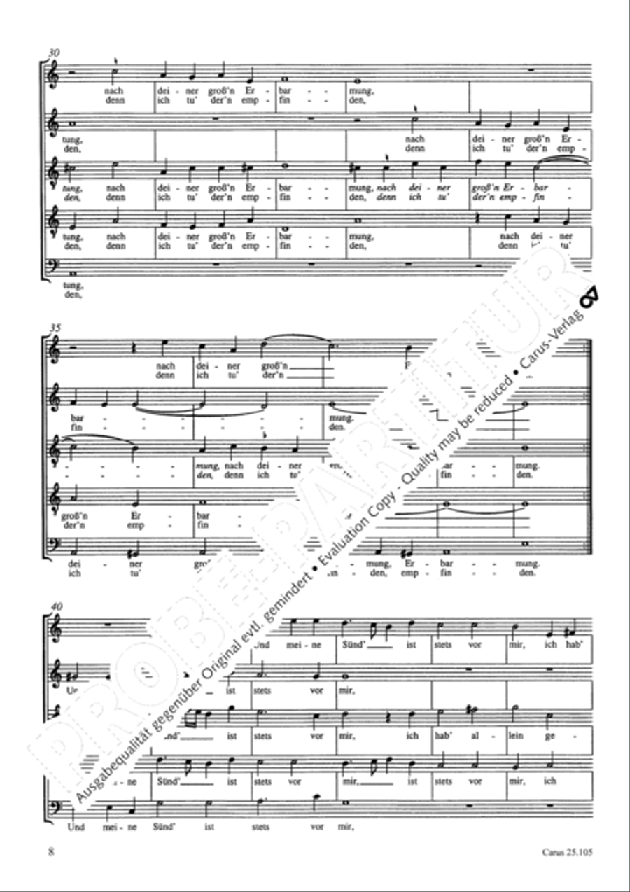 Psalm 51 SATTB scores gallery preview page 9