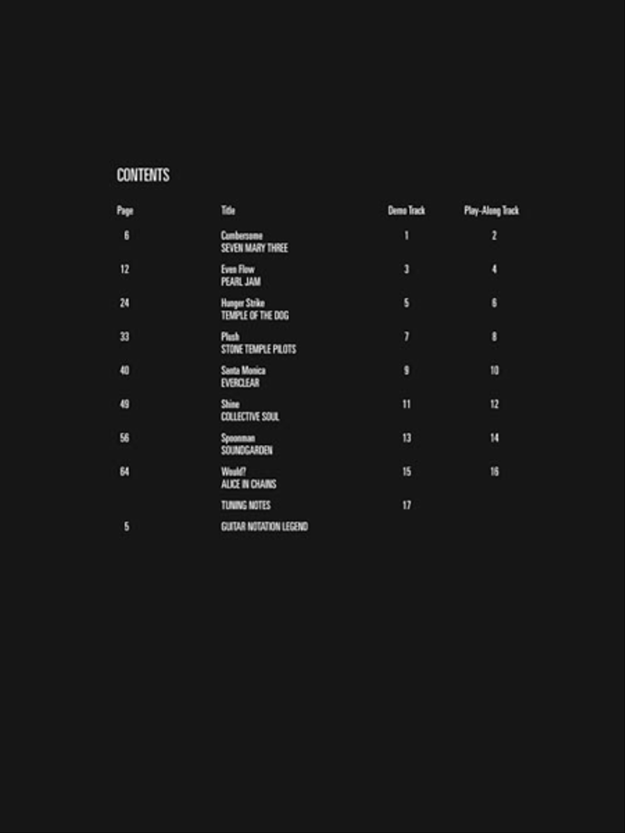 Grunge Electric Guitar scores gallery preview page 3