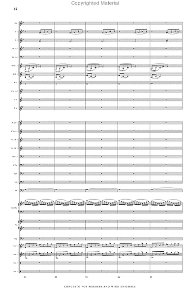 Concerto No. 2 for Marimba & Wind Ensemble