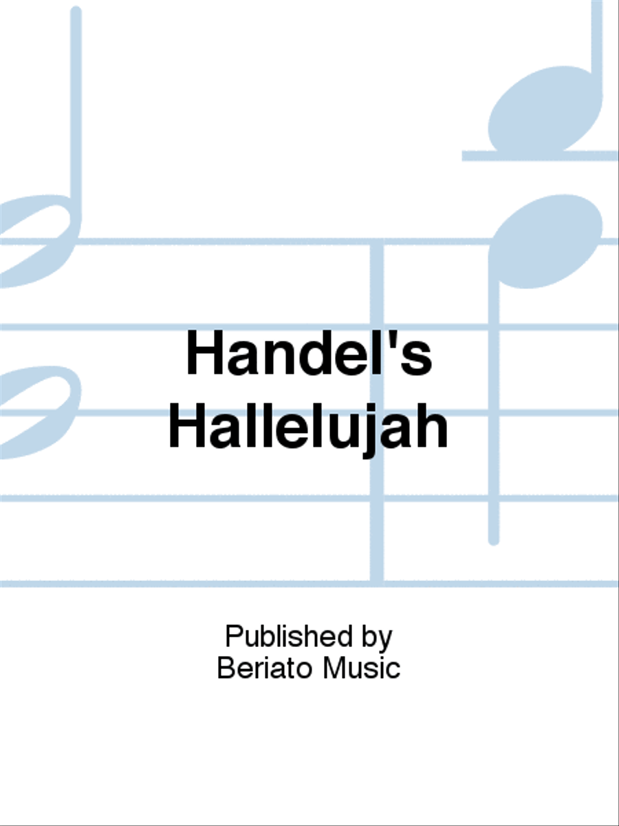 Händel's Hallelujah Organ scores gallery preview page 1