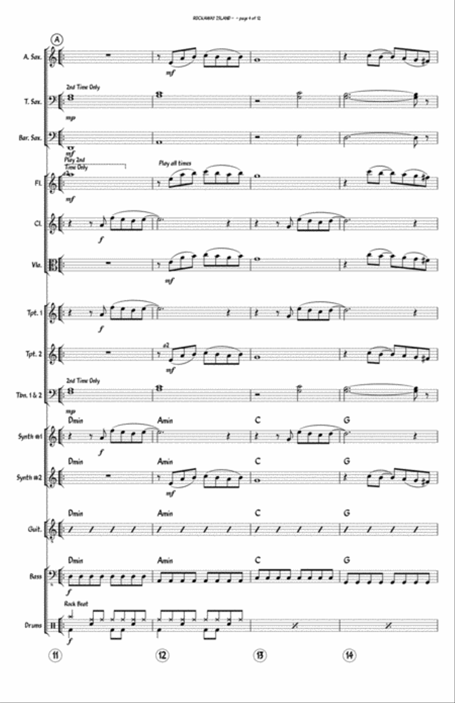 Rockaway Island Jazz Ensemble scores gallery preview page 4