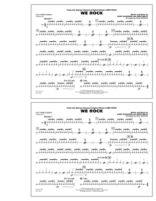 We Rock (from Disney's "Camp Rock") - Aux Percussion