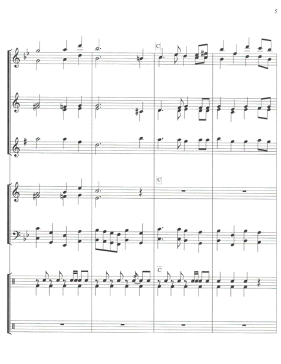 THE ROLLER COASTER MARCH Concert Band scores gallery preview page 4