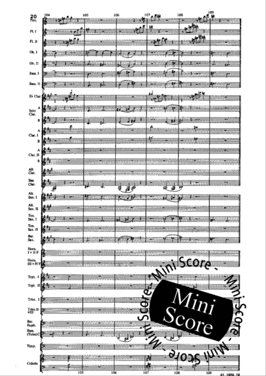 Geschwind Marsch by Beethoven Concert Band scores gallery preview page 24