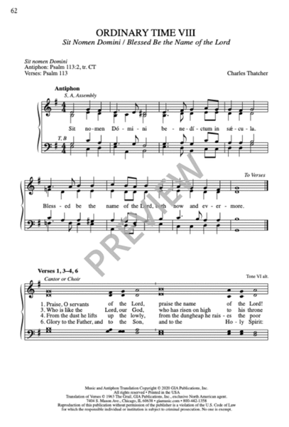 Entrance Antiphons for the Church Year