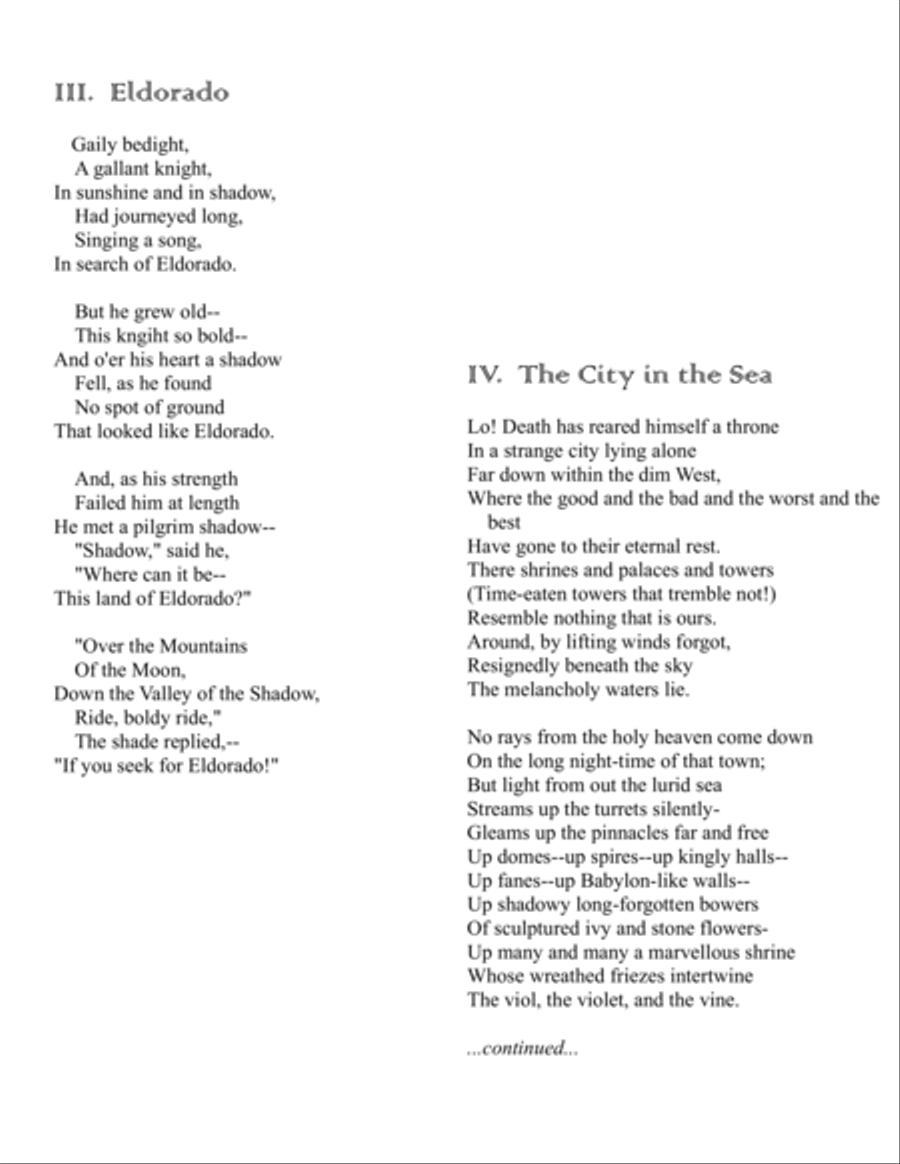 Views from the Plutonian Shore Voice scores gallery preview page 5