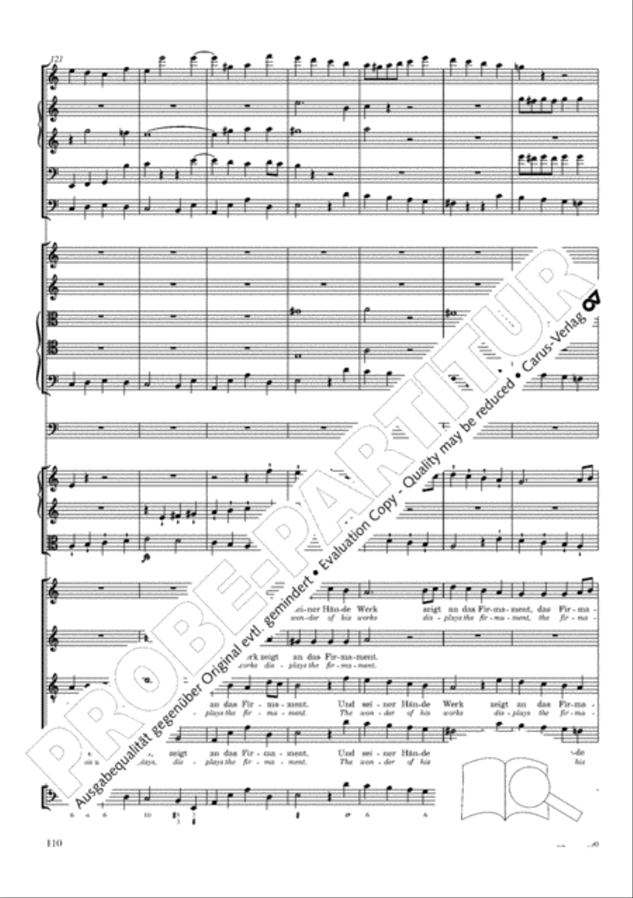 The Creation (Die Schopfung) 4-Part scores gallery preview page 130