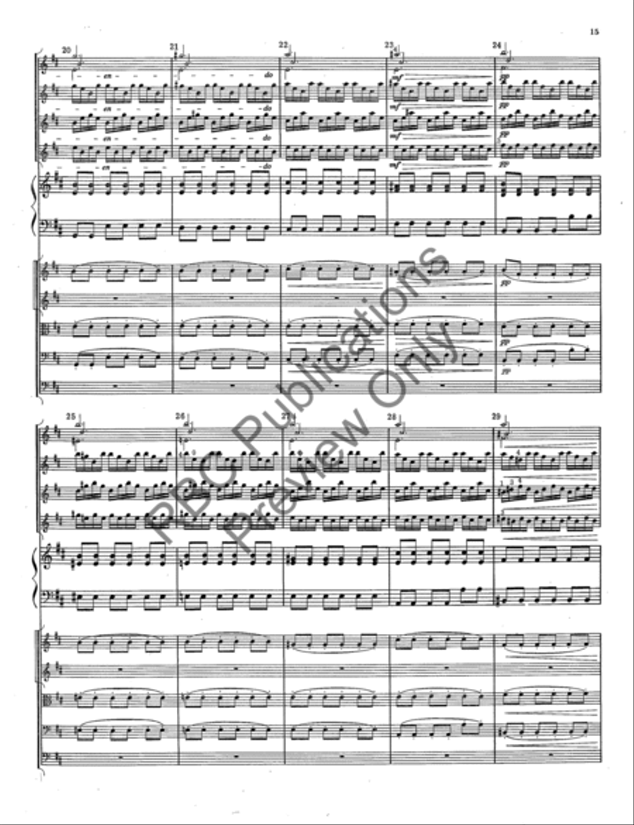 Concerto In B Minor Concerto In B Minor String Orchestra scores gallery preview page 18