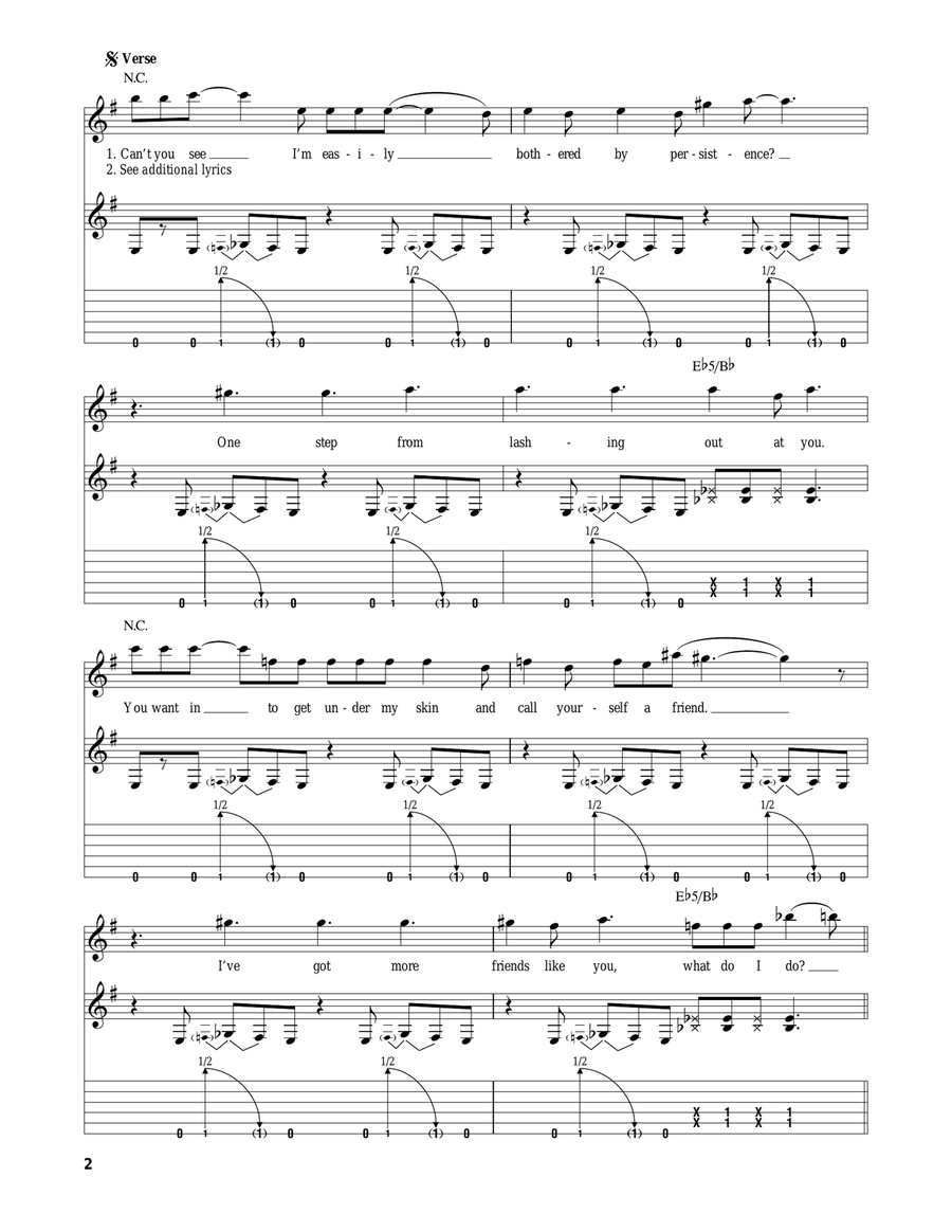 Walk Walk Acoustic Guitar scores gallery preview page 2