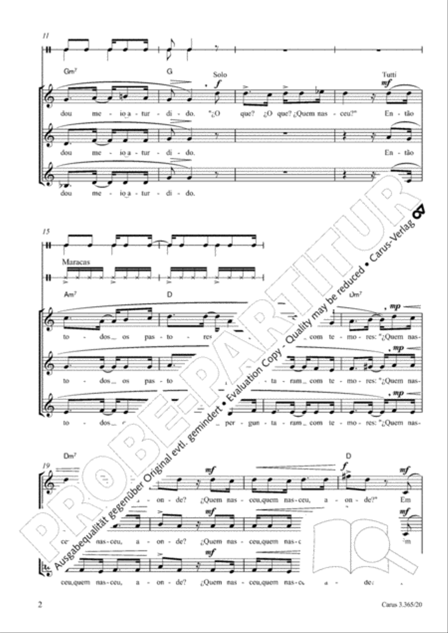 Christmas Choir scores gallery preview page 3