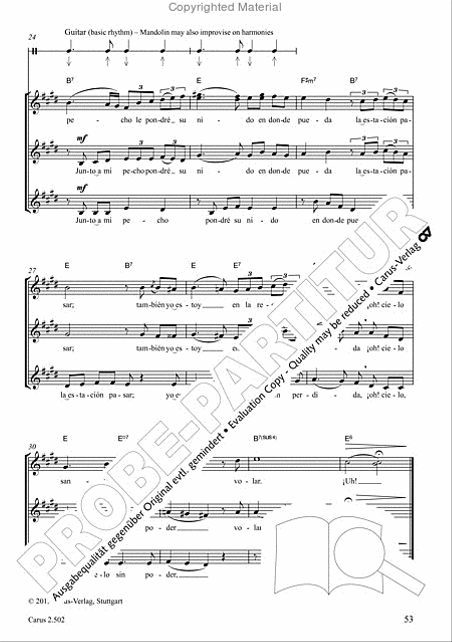 Makumbebe II. Latin American Choral Repertoire. Carmina mundi. Music + CD Choir scores gallery preview page 54