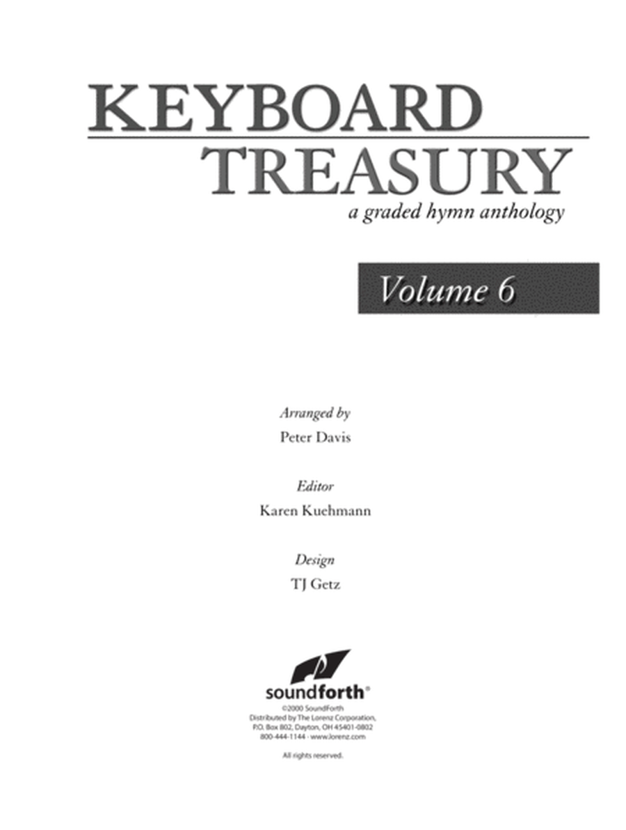 Keyboard Treasury, Vol. 6