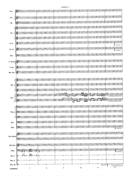 The Iliad (from The Odyssey (Symphony No. 2)): Score