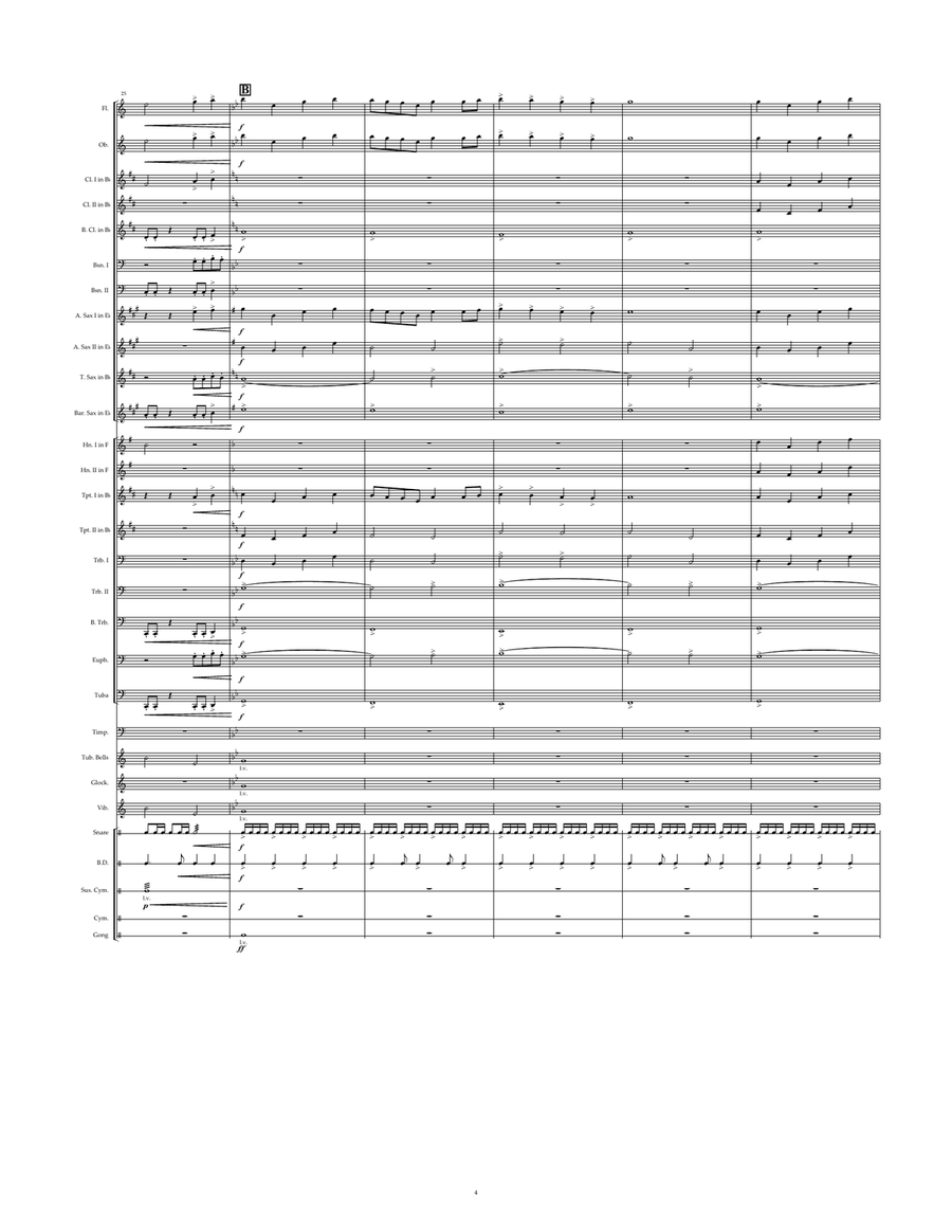 The Dragon Slayer Concert Band scores gallery preview page 4