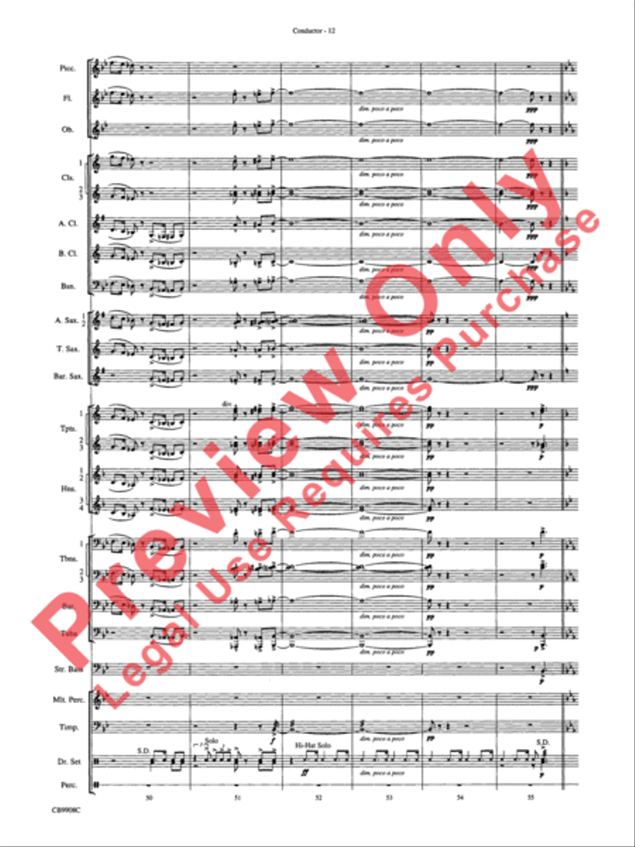 Swing's the Thing Concert Band scores gallery preview page 15