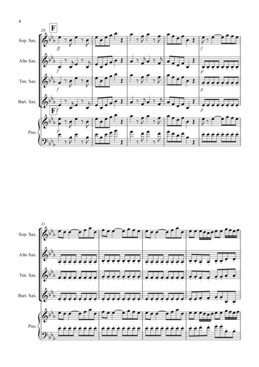 Eine Kleine Nachtmusik (1st movement) for Saxophone Quartet image number null