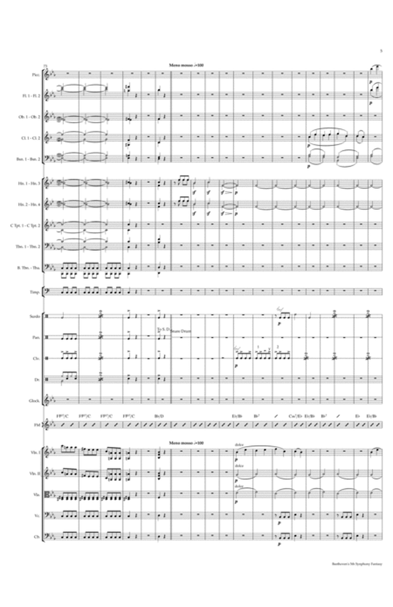 Beethoven's 5th Symphony on Samba Fantasy image number null