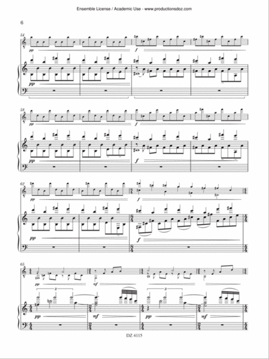 Three Sacred Pieces Classical Guitar scores gallery preview page 6