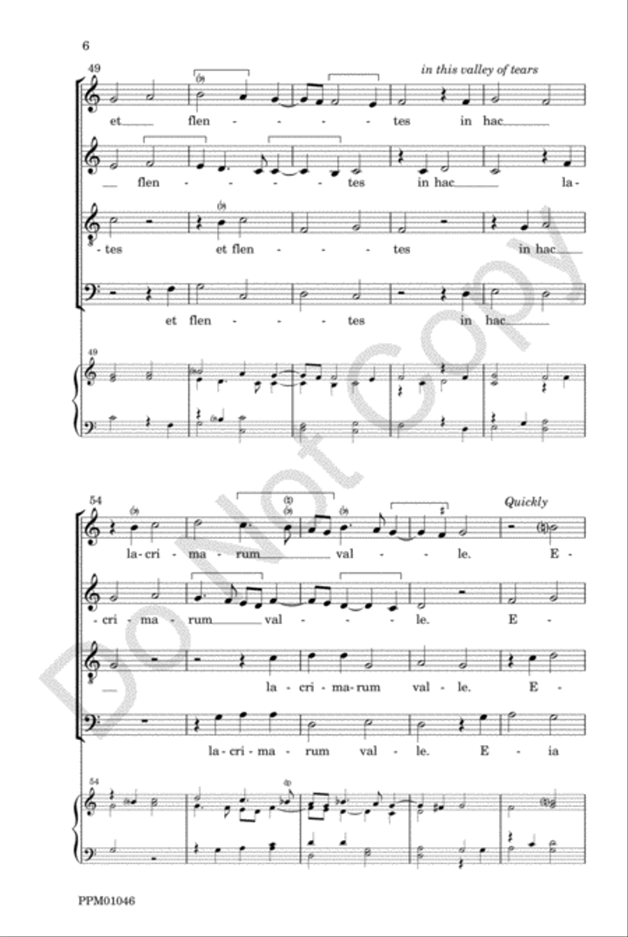 Salve Regina 4-Part scores gallery preview page 10