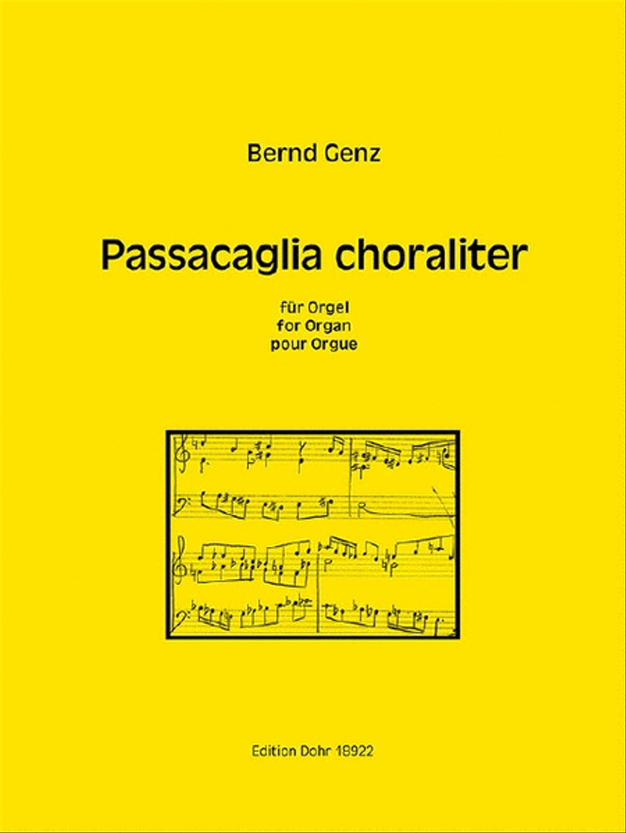 Passacaglia choraliter