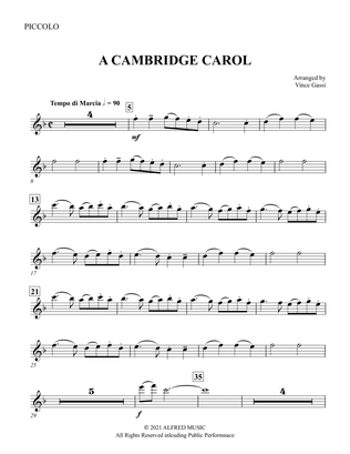 A Cambridge Carol: Piccolo
