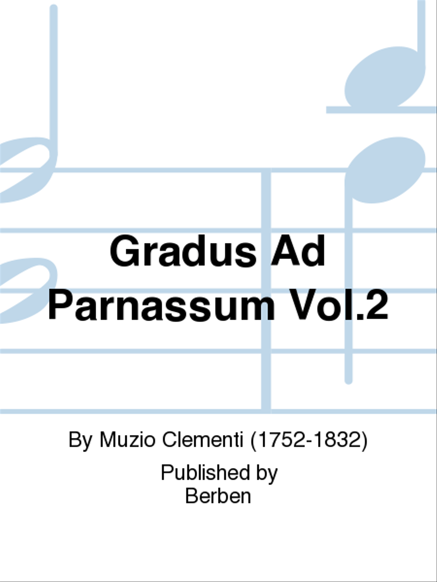 Gradus Ad Parnassum Vol. 2 Piano Solo scores gallery preview page 1