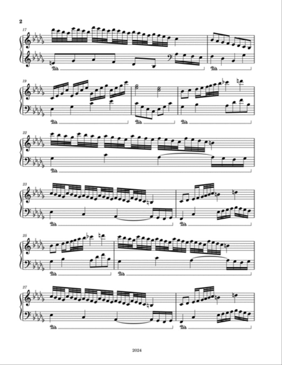 Piano Dream No. 10124 Piano Dream No. 10124 Piano Solo scores gallery preview page 2