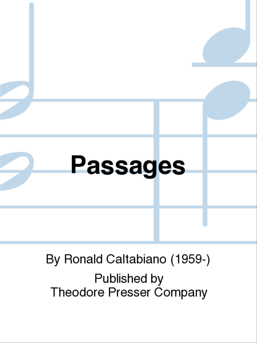 Passages Passages Orchestra scores gallery preview page 1