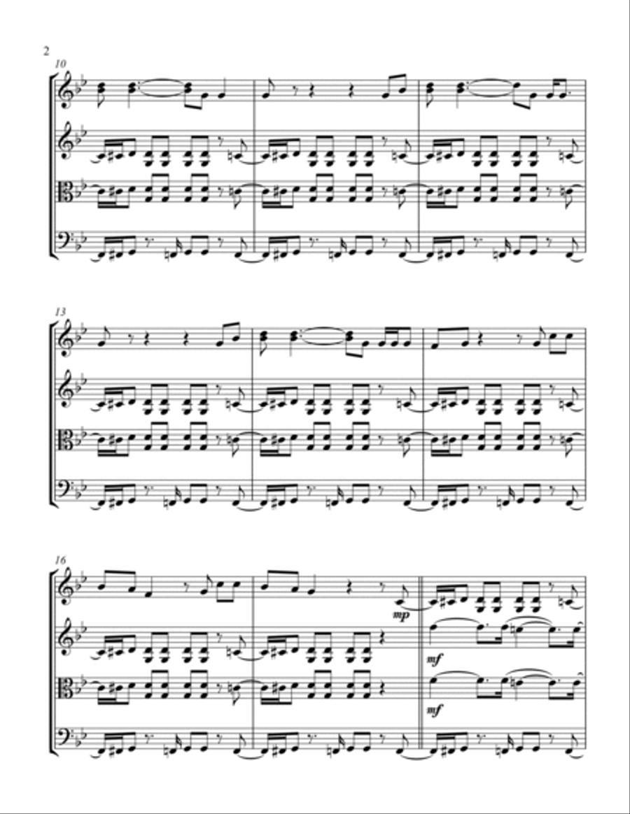 California Love (remix) California Love (remix) String Trio scores gallery preview page 2