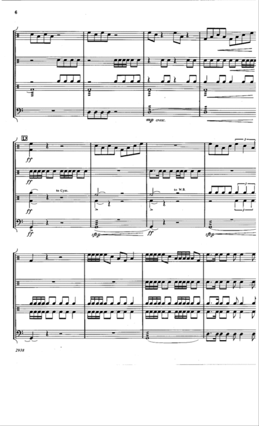 Encounter Percussion Ensemble scores gallery preview page 6