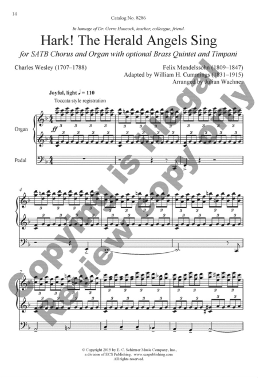 The Snow Lay On the Ground: Nine Festive Carol Settings 4-Part scores gallery preview page 27