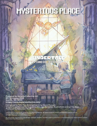 Book cover for Mysterious Place (UNDERTALE Piano Collections 2)