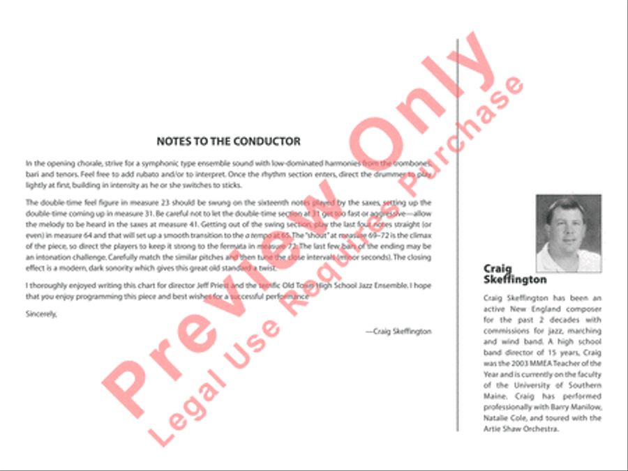 When I Fall in Love Jazz Ensemble scores gallery preview page 3