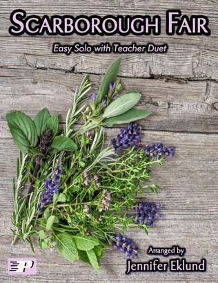 Book cover for Scarborough Fair (Easy Solo with Teacher Duet)