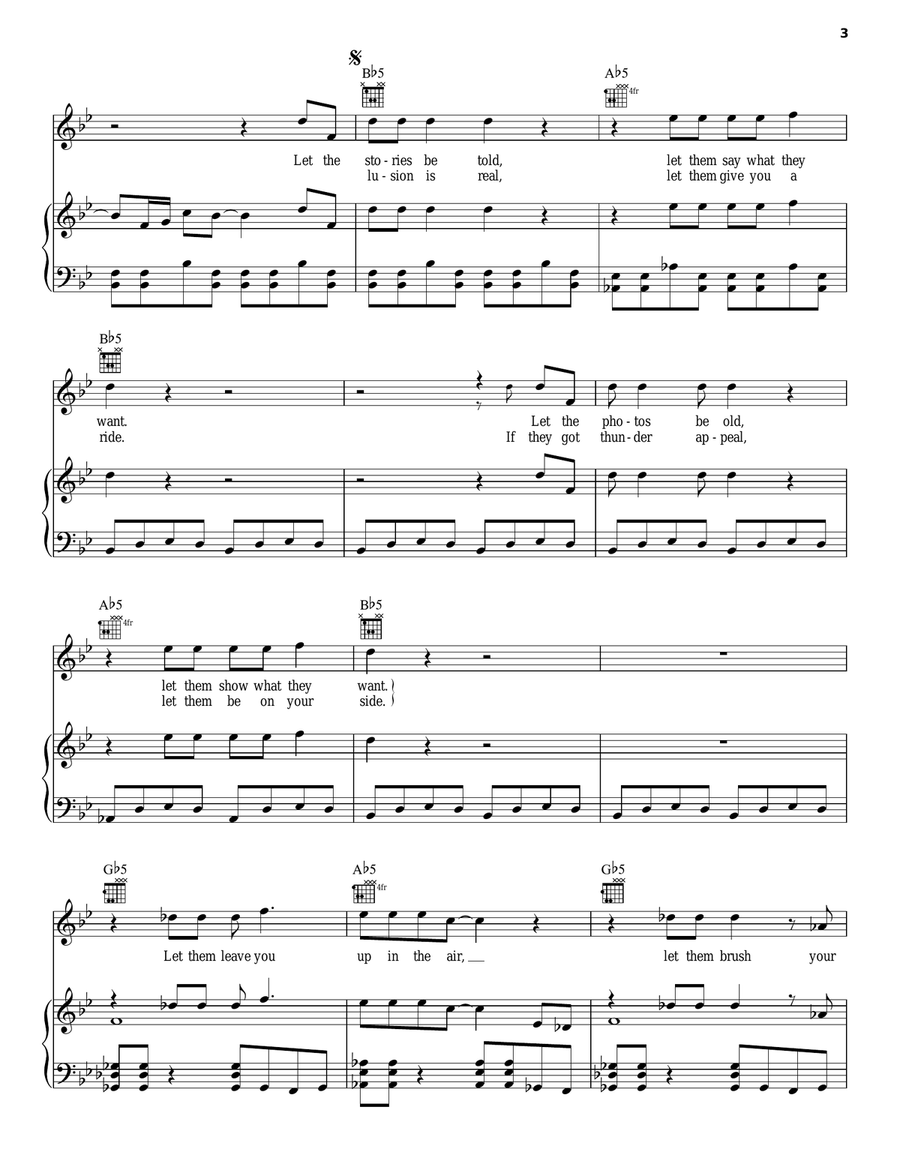 Good Times Roll Piano, Vocal, Guitar scores gallery preview page 3