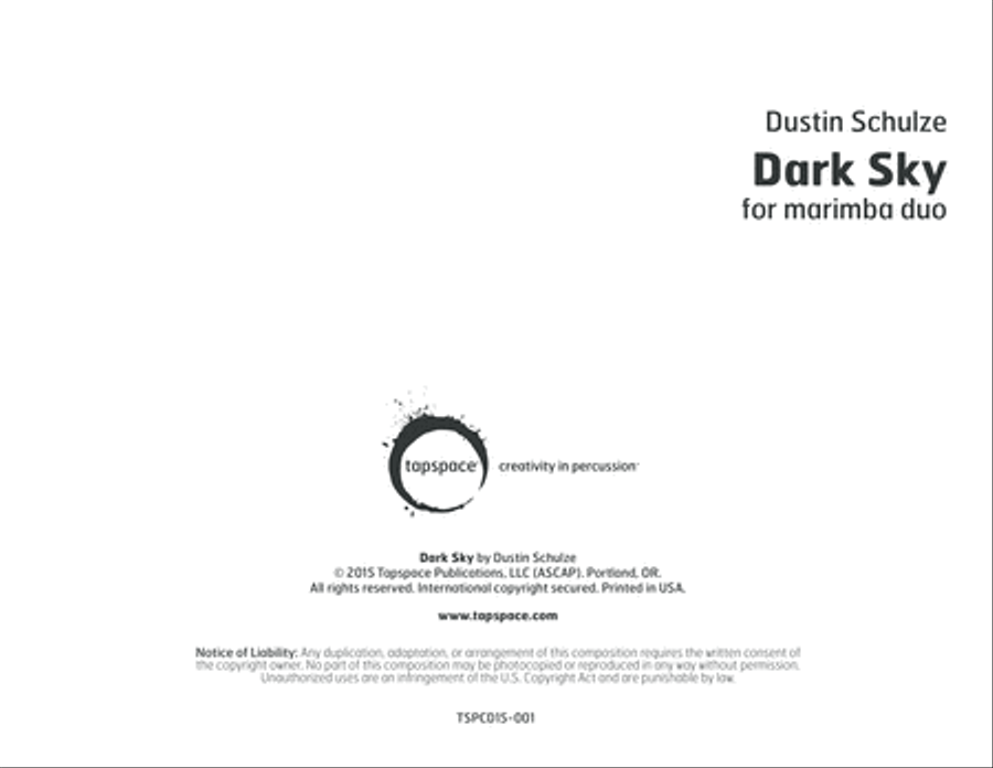 Dark Sky Dark Sky Marimba scores gallery preview page 2