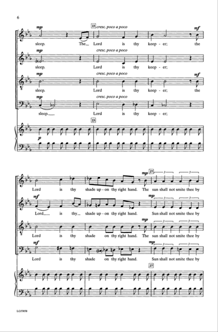 Psalm 121 Psalm 121 Choir scores gallery preview page 5