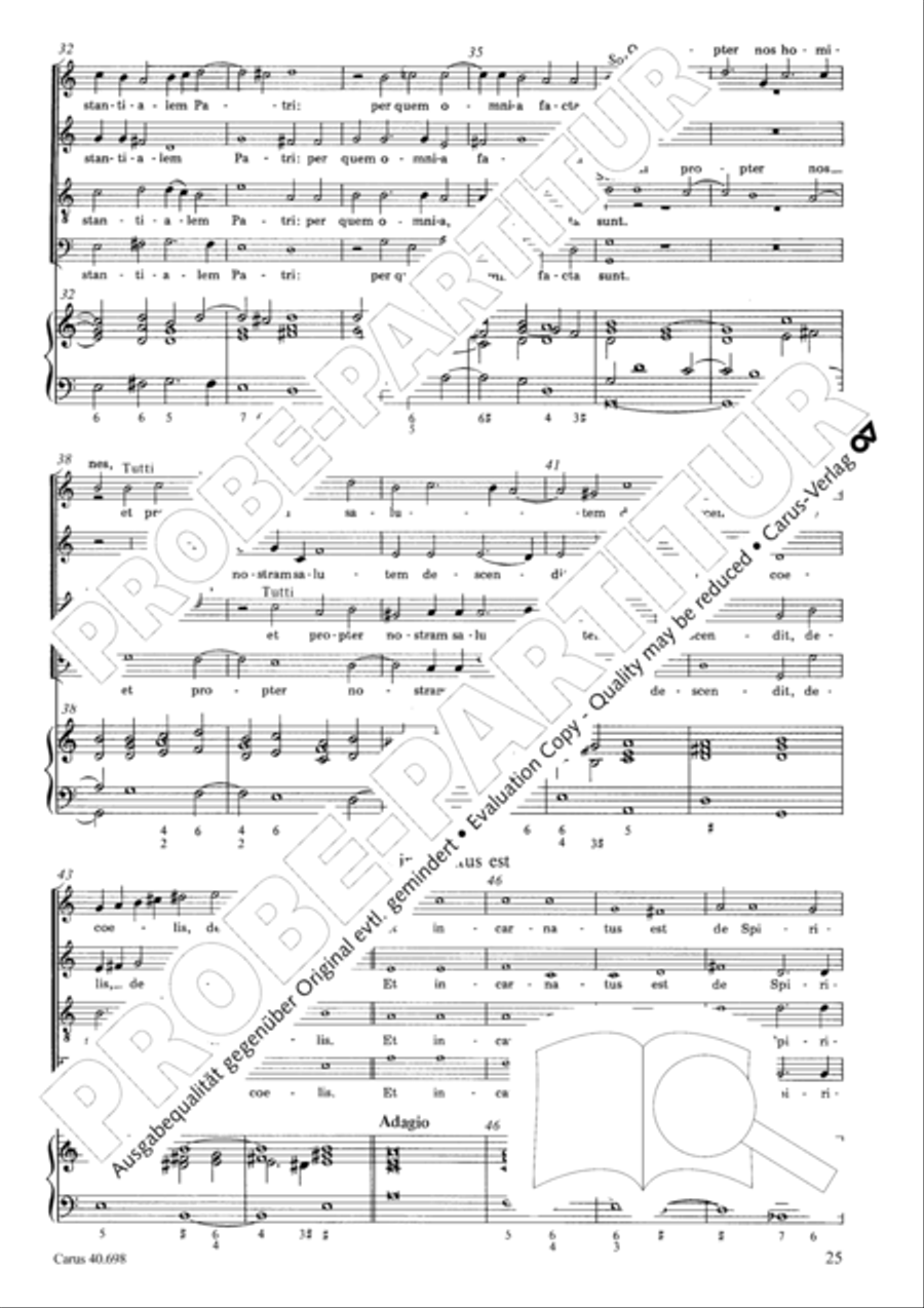 Messa breve SSATB scores gallery preview page 26