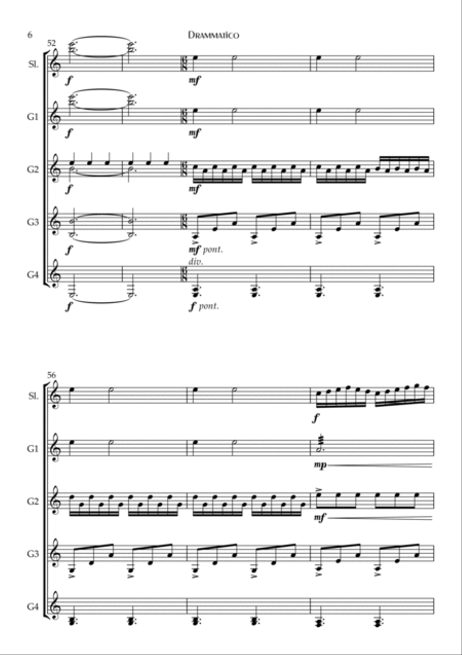Interstellar Guitar scores gallery preview page 6