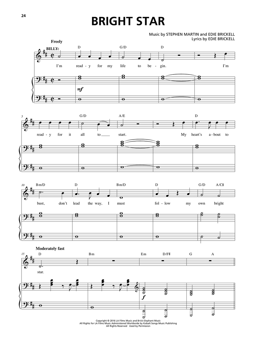 Bright Star Voice scores gallery preview page 1